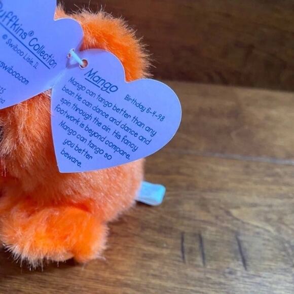 SWIBCO Puffkins Vintage 1990s "Tango" Bear Plush - Picture 3 of 3